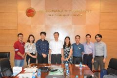 Chonnam National University visited and worked at Hanoi Pedagogical University 2