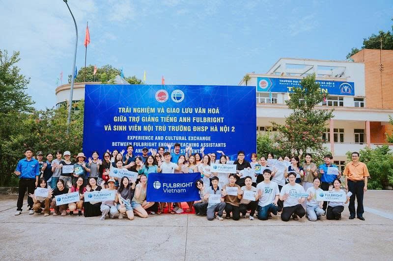 Sinh viên HPU2 giao lưu văn hóa và ngôn ngữ cùng Đoàn Trợ giảng tiếng Anh Fulbright 16-08-2026