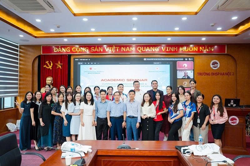 Trường ĐHSP Hà Nội 2 mở rộng hợp tác học thuật và nghiên cứu với Trường Đại học Bang Batangas, Philippines
